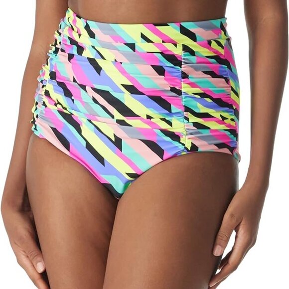 **RELLECIGA** Women's Ruched Bikini Bottom XL Multi Color - Picture 2 of 8